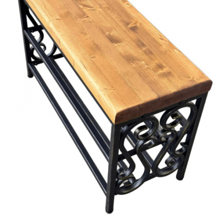 Кованая банкетка МФ-1 золото Кованая банкетка МФ-1 золото