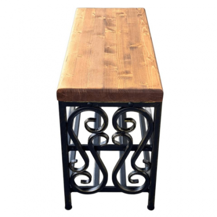 Кованая банкетка МФ-1 золото Кованая банкетка МФ-1 золото