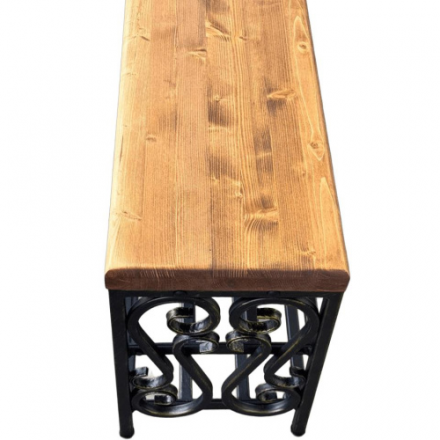 Кованая банкетка МФ-1 золото Кованая банкетка МФ-1 золото