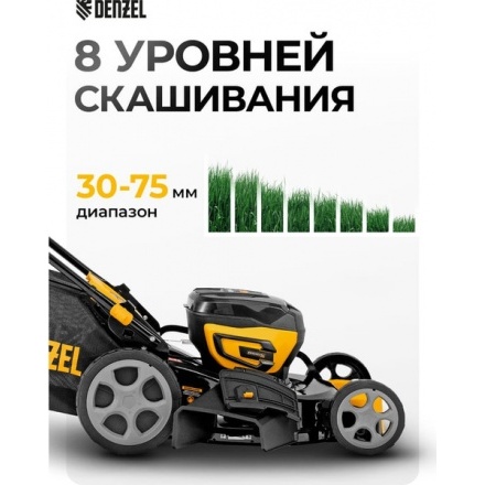 Газонокосилка аккумуляторная Denzel DLM-460 Газонокосилка аккумуляторная Denzel DLM-460