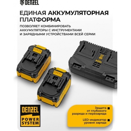 Газонокосилка аккумуляторная Denzel DLM-460 Газонокосилка аккумуляторная Denzel DLM-460