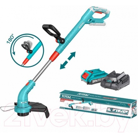 Триммер аккумуляторный TOTAL TGTLI20301 Триммер аккумуляторный TOTAL TGTLI20301