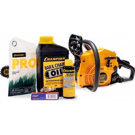 Бензопила цепная Champion A256-18 + подарочный набор Бензопила цепная Champion A256-18 + подарочный набор