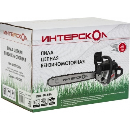 Бензопила цепная Интерскол PCB-18/58Л (847.0.0.40) Бензопила цепная Интерскол PCB-18/58Л (847.0.0.40)