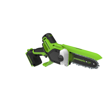 Пила цепная аккумуляторная Greenworks GD24CS15 / 2010107 (без АКБ и ЗУ) Пила цепная аккумуляторная Greenworks GD24CS15 / 2010107 (без АКБ и ЗУ)