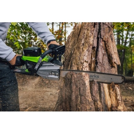 Пила цепная аккумуляторная Greenworks OCS800 / 2009707 (без АКБ и ЗУ) Пила цепная аккумуляторная Greenworks OCS800 / 2009707 (без АКБ и ЗУ)