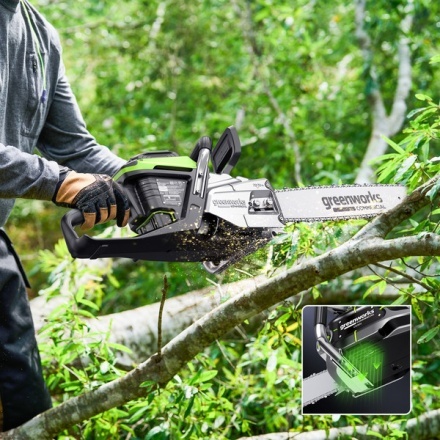 Пила цепная аккумуляторная Greenworks OCS600 / 2009607 (без АКБ и ЗУ) Пила цепная аккумуляторная Greenworks OCS600 / 2009607 (без АКБ и ЗУ)