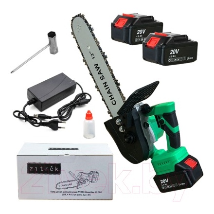 Пила цепная аккумуляторная Zitrek GreenSaw 20 Pro Пила цепная аккумуляторная Zitrek GreenSaw 20 Pro