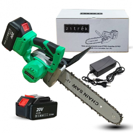 Пила цепная аккумуляторная Zitrek GreenSaw 20 Pro Пила цепная аккумуляторная Zitrek GreenSaw 20 Pro