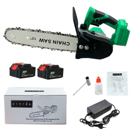 Пила цепная аккумуляторная Zitrek GreenSaw 20 Pro Пила цепная аккумуляторная Zitrek GreenSaw 20 Pro