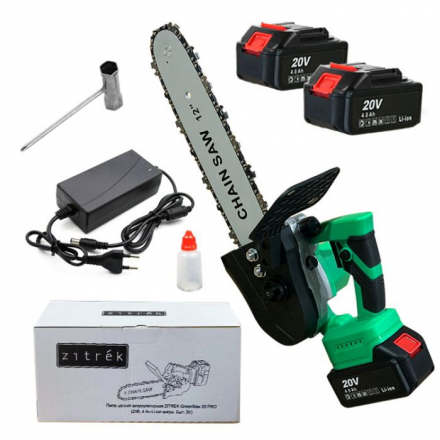 Пила цепная аккумуляторная Zitrek GreenSaw 20 Pro Пила цепная аккумуляторная Zitrek GreenSaw 20 Pro