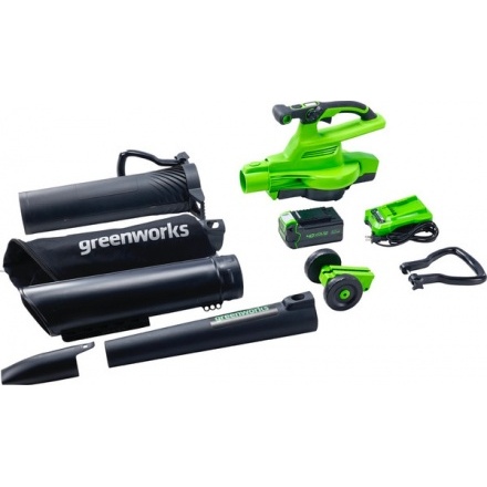 Воздуходувка аккумуляторная Greenworks GD40BVII 40В / 2406907 Воздуходувка аккумуляторная Greenworks GD40BVII 40В / 2406907
