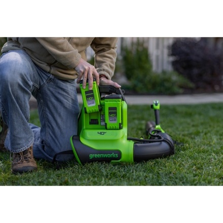 Воздуходувка аккумуляторная Greenworks GD40BPG2 / 2408107UB Воздуходувка аккумуляторная Greenworks GD40BPG2 / 2408107UB