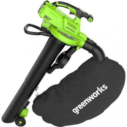 Воздуходувка аккумуляторная Greenworks GD60BVII / 2409307 Воздуходувка аккумуляторная Greenworks GD60BVII / 2409307