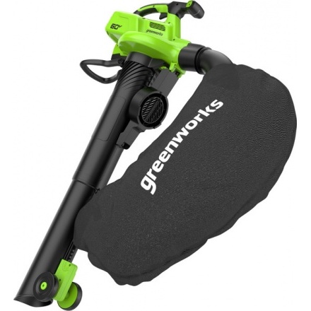 Воздуходувка аккумуляторная Greenworks GD60BVII / 2409307 Воздуходувка аккумуляторная Greenworks GD60BVII / 2409307