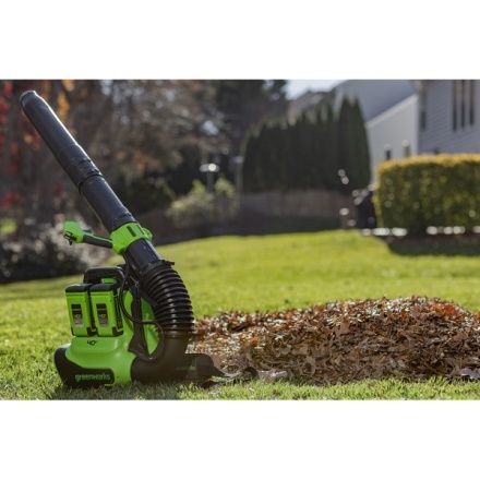 Воздуходувка аккумуляторная Greenworks GD40BPG2 (2408107) Воздуходувка аккумуляторная Greenworks GD40BPG2 (2408107)