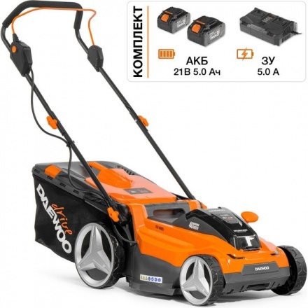 Газонокосилка аккумуляторная Daewoo Power DLM 4142Li SET Газонокосилка аккумуляторная Daewoo Power DLM 4142Li SET