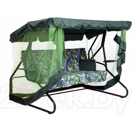 Качели садовые Sundays Garden Люкс-021 с сеткой с1405