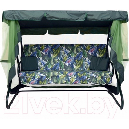 Качели садовые Sundays Garden Люкс-021 с сеткой с1405 Качели садовые Sundays Garden Люкс-021 с сеткой с1405