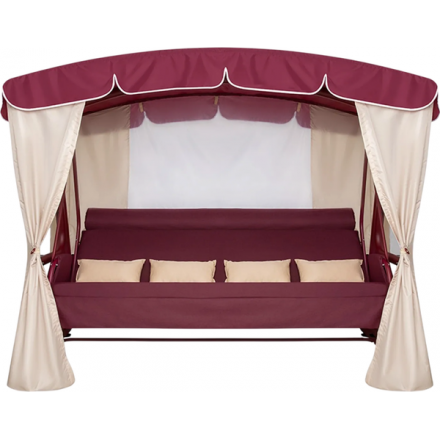 Качели садовые Arno Роттердам (бордовый)