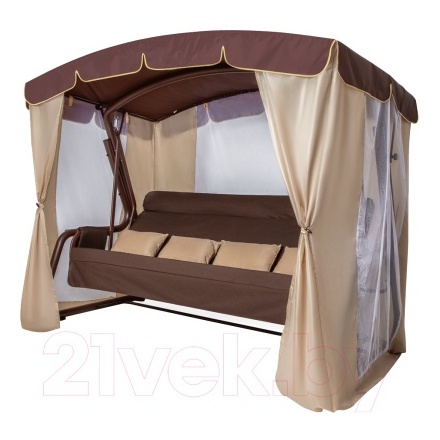 Качели садовые Arno Ротердам 2023-КД-1 (шоколад)