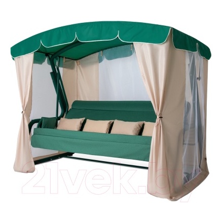 Качели садовые Arno Ротердам 2023-КД-1 (зеленый)