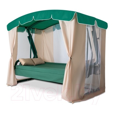 Качели садовые Arno Ротердам 2023-КД-1 (зеленый) Качели садовые Arno Ротердам 2023-КД-1 (зеленый)