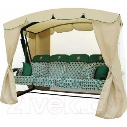 Качели садовые Arno Монарх 2017-КД-51 (зеленый)