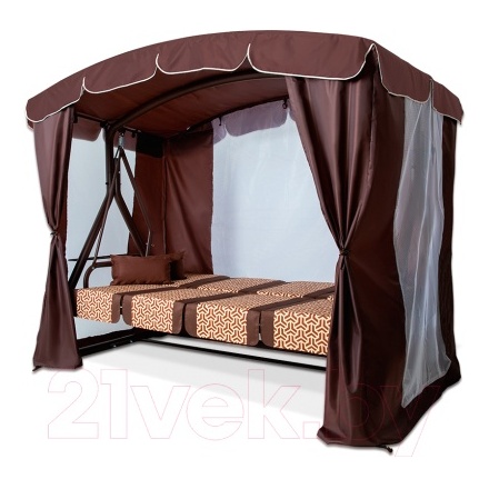 Качели садовые Arno Дефа Люси Люкс 2017-КД-58/Л (шоколадный) Качели садовые Arno Дефа Люси Люкс 2017-КД-58/Л (шоколадный)