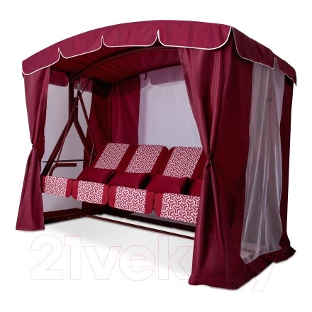 Качели садовые Arno Дефа Люси Люкс 2017-КД-58/Л (бордо) Качели садовые Arno Дефа Люси Люкс 2017-КД-58/Л (бордо)