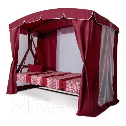 Качели садовые Arno Дефа Люси Люкс 2017-КД-58/Л (бордо) Качели садовые Arno Дефа Люси Люкс 2017-КД-58/Л (бордо)