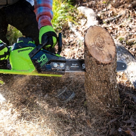 Пила цепная аккумуляторная Greenworks GD40CS15 (2005707UA) Пила цепная аккумуляторная Greenworks GD40CS15 (2005707UA)