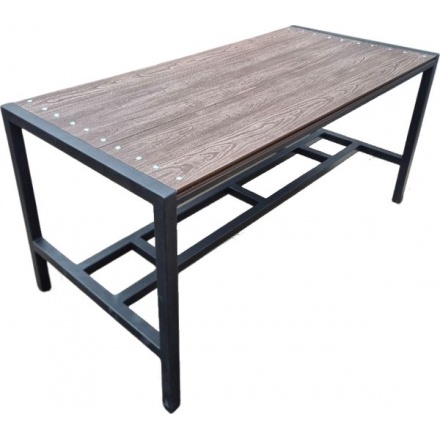 Стол садовый СтальСнабДизайн Лофт ДПК