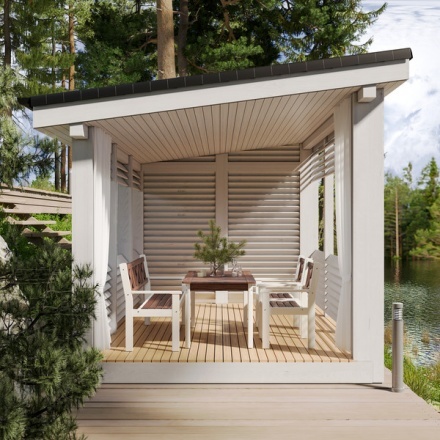 Стол садовый Sundays Ф-183.01 1334x750x770 (орех/белый) Стол садовый Sundays Ф-183.01 1334x750x770 (орех/белый)