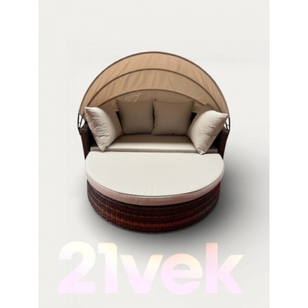 Диван садовый Sundays Garden трансформер c козырьком / BSTDB950 Диван садовый Sundays Garden трансформер c козырьком / BSTDB950