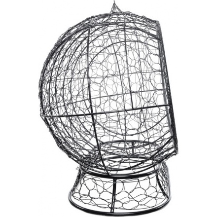 Диван садовый M-Group Улей на ножках / 11220409 (черный ротанг/серая подушка) Диван садовый M-Group Улей на ножках / 11220409 (черный ротанг/серая подушка)