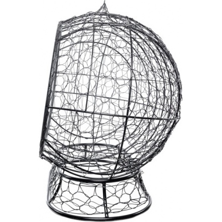 Диван садовый M-Group Улей на ножках / 11220409 (черный ротанг/серая подушка) Диван садовый M-Group Улей на ножках / 11220409 (черный ротанг/серая подушка)