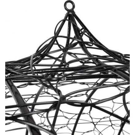 Диван садовый M-Group Улей на ножках / 11220409 (черный ротанг/серая подушка) Диван садовый M-Group Улей на ножках / 11220409 (черный ротанг/серая подушка)