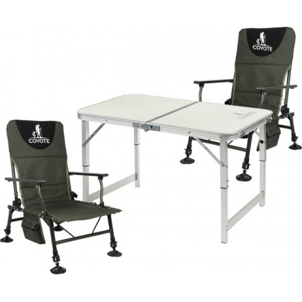Комплект складной мебели Coyote Стол HYT003 50x80см + Кресло TOS02 (2шт)