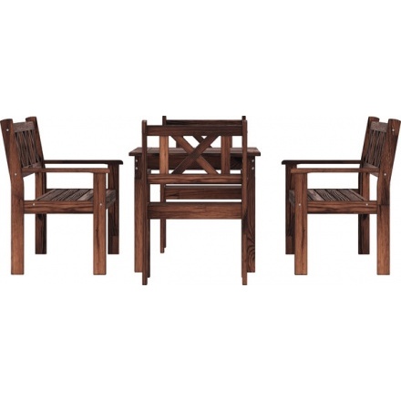 Комплект садовой мебели Sundays Ф-183 1/2/2 (орех) Комплект садовой мебели Sundays Ф-183 1/2/2 (орех)