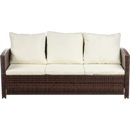 Комплект садовой мебели Sundays Madeira SFS 020 (темно-коричневый/бежевые подушки) Комплект садовой мебели Sundays Madeira SFS 020 (темно-коричневый/бежевые подушки)