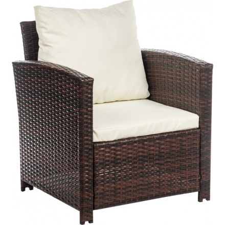 Комплект садовой мебели Sundays Madeira SFS 020 (темно-коричневый/бежевые подушки) Комплект садовой мебели Sundays Madeira SFS 020 (темно-коричневый/бежевые подушки)