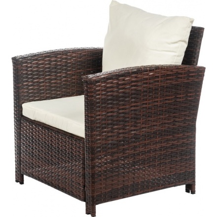 Комплект садовой мебели Sundays Madeira SFS 020 (темно-коричневый/бежевые подушки) Комплект садовой мебели Sundays Madeira SFS 020 (темно-коричневый/бежевые подушки)