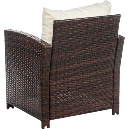 Комплект садовой мебели Sundays Madeira SFS 020 (темно-коричневый/бежевые подушки) Комплект садовой мебели Sundays Madeira SFS 020 (темно-коричневый/бежевые подушки)