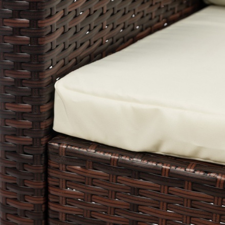 Комплект садовой мебели Sundays Madeira SFS 020 (темно-коричневый/бежевые подушки) Комплект садовой мебели Sundays Madeira SFS 020 (темно-коричневый/бежевые подушки)