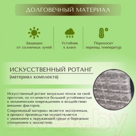 Комплект садовой мебели Sundays LUC-NA04 Комплект садовой мебели Sundays LUC-NA04