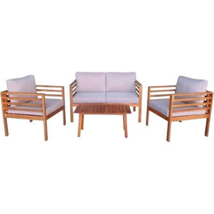 Комплект садовой мебели National Tree Company Из акации / TP6072.3 (4 предмета)