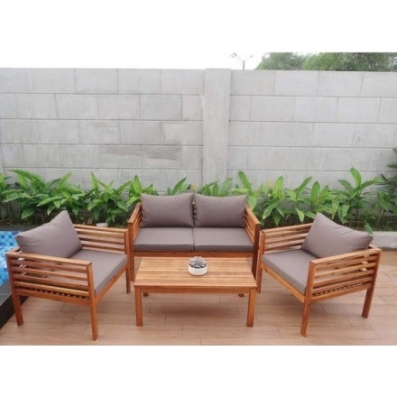 Комплект садовой мебели National Tree Company Из акации / TP6072.3 (4 предмета) Комплект садовой мебели National Tree Company Из акации / TP6072.3 (4 предмета)