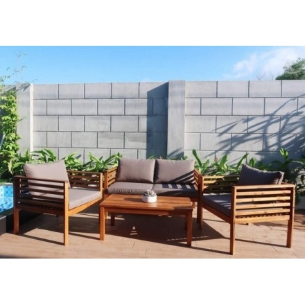 Комплект садовой мебели National Tree Company Из акации / TP6072.3 (4 предмета) Комплект садовой мебели National Tree Company Из акации / TP6072.3 (4 предмета)