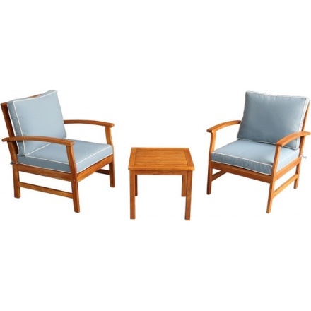 Комплект садовой мебели National Tree Company из акации / TP2062.0.3 (3 предмета)